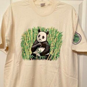 Welch's 1995 WWF Endangered Species Collection Panda Bear T-Shirt - XL NWOT